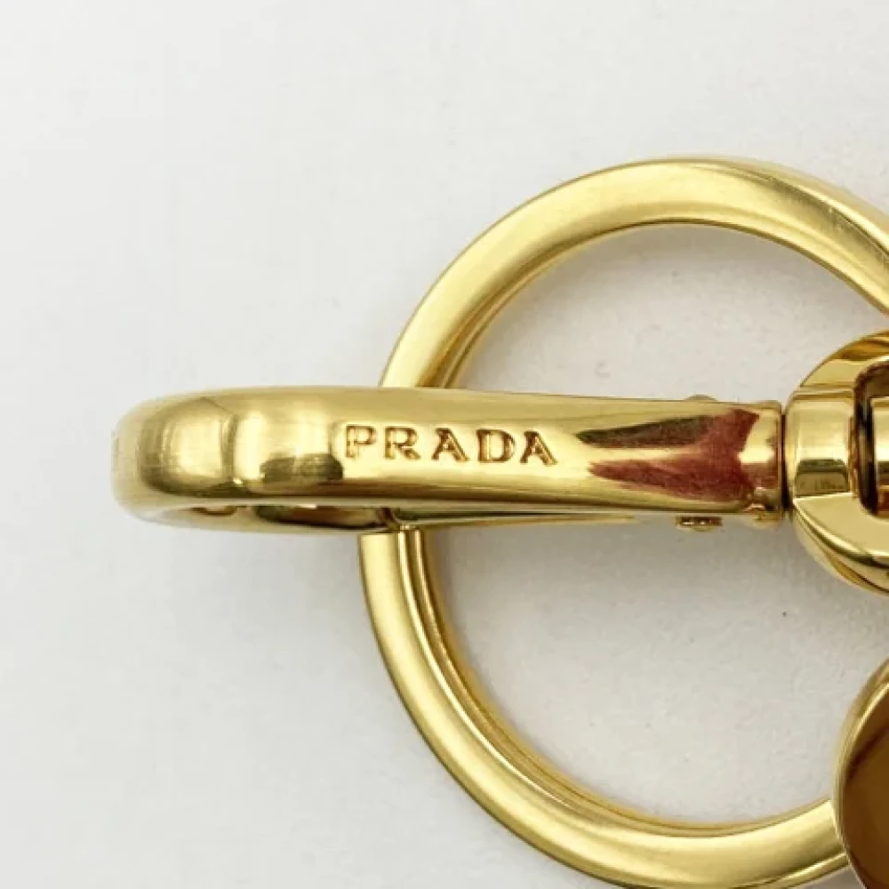 Prada Vintage Pre-owned Metal key-holders Pink Dames