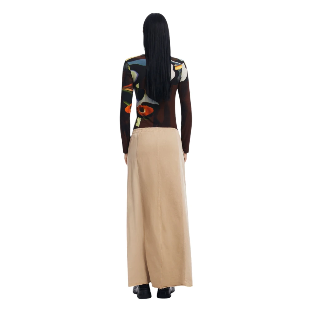 Desigual Herfst Winter Dames T-Shirts en Sweatshirts Brown Dames