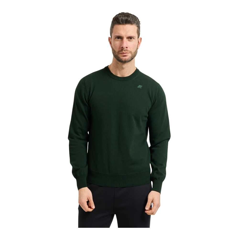 K-Way Uomo Verde Maglie, M, New,