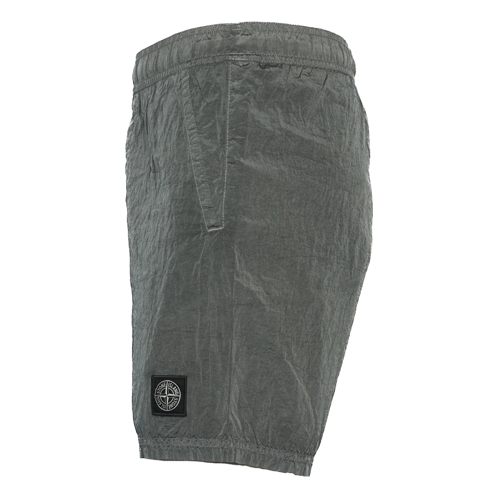 Stone Island Moss Nylon Metal Shorts Blue Heren