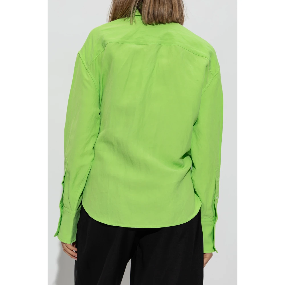 JW Anderson Shirt met applicatie Green Dames