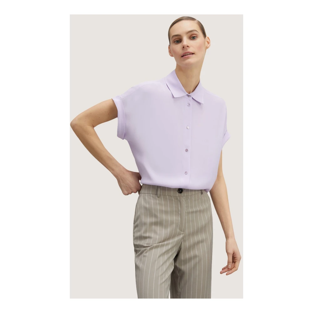 Motivi Blouse met Kimono-mouwen Purple Dames