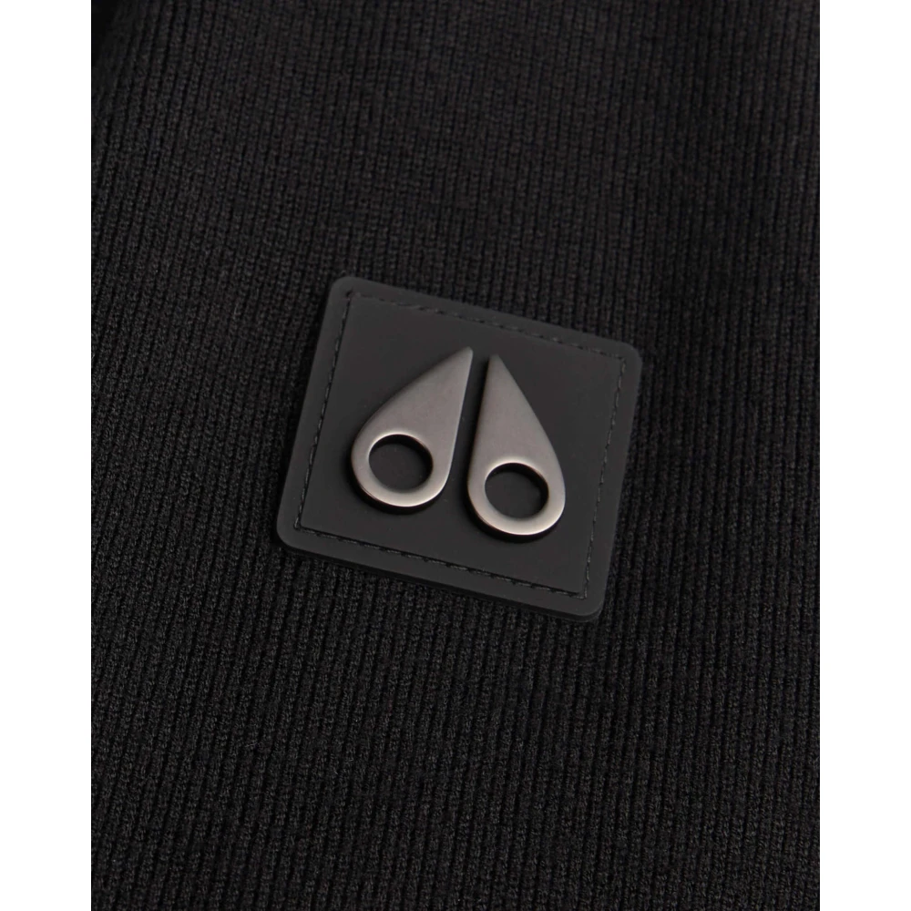 Moose Knuckles Zwarte Hybride Jas Kamet Stijl Black Heren