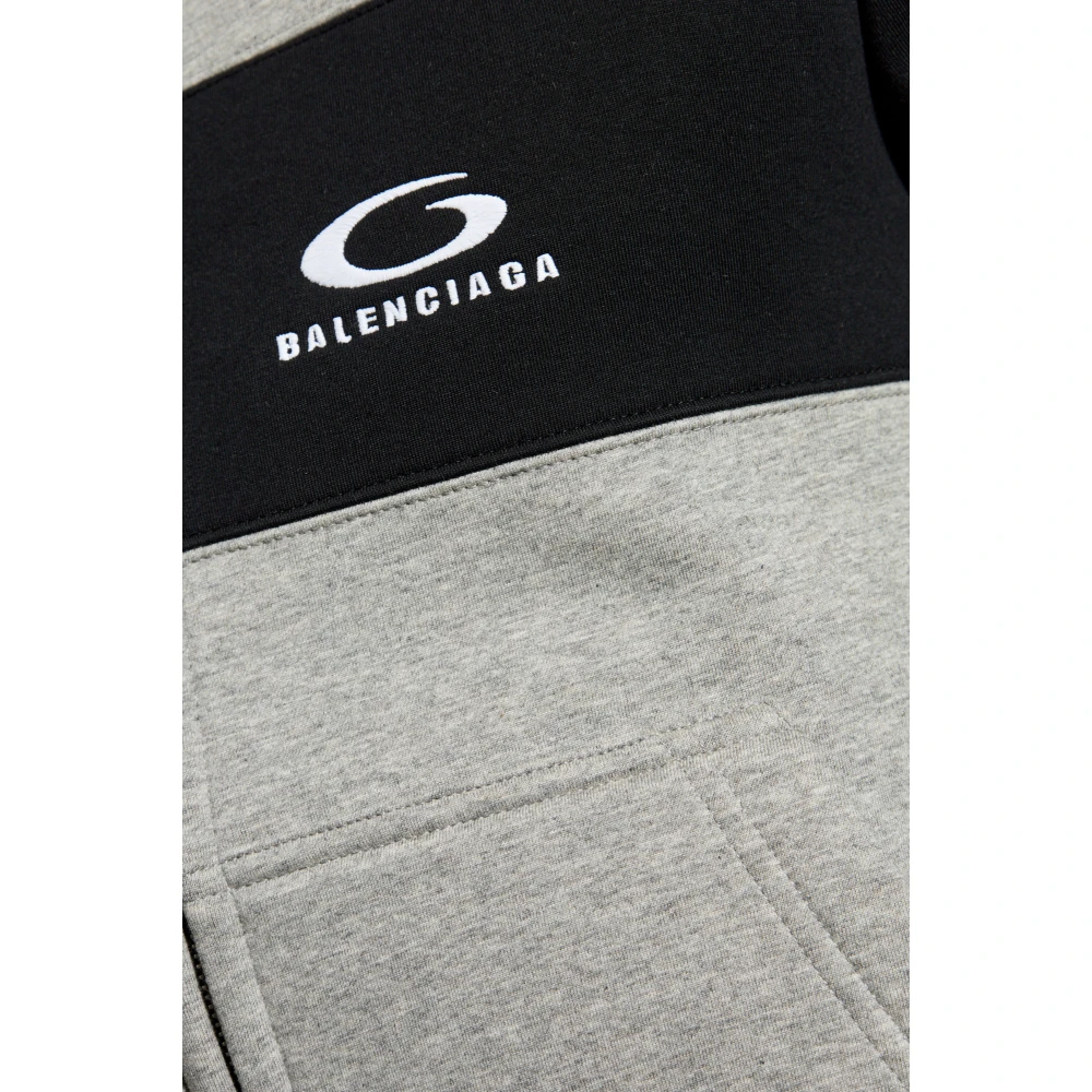 Balenciaga Hoodie Gray Heren