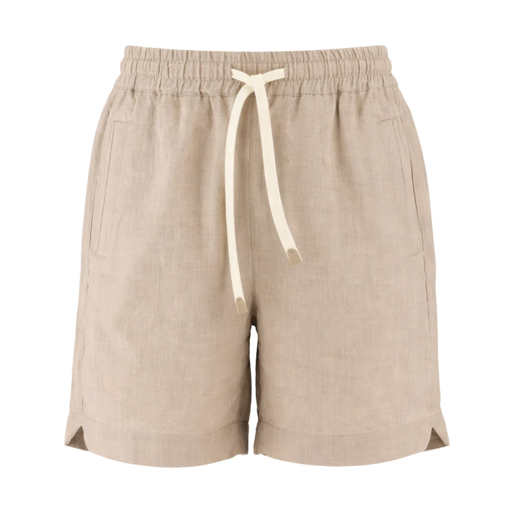 Eleventy Men's Beige Bermuda Shorts - Casual Shorts - W32 - Shorts
