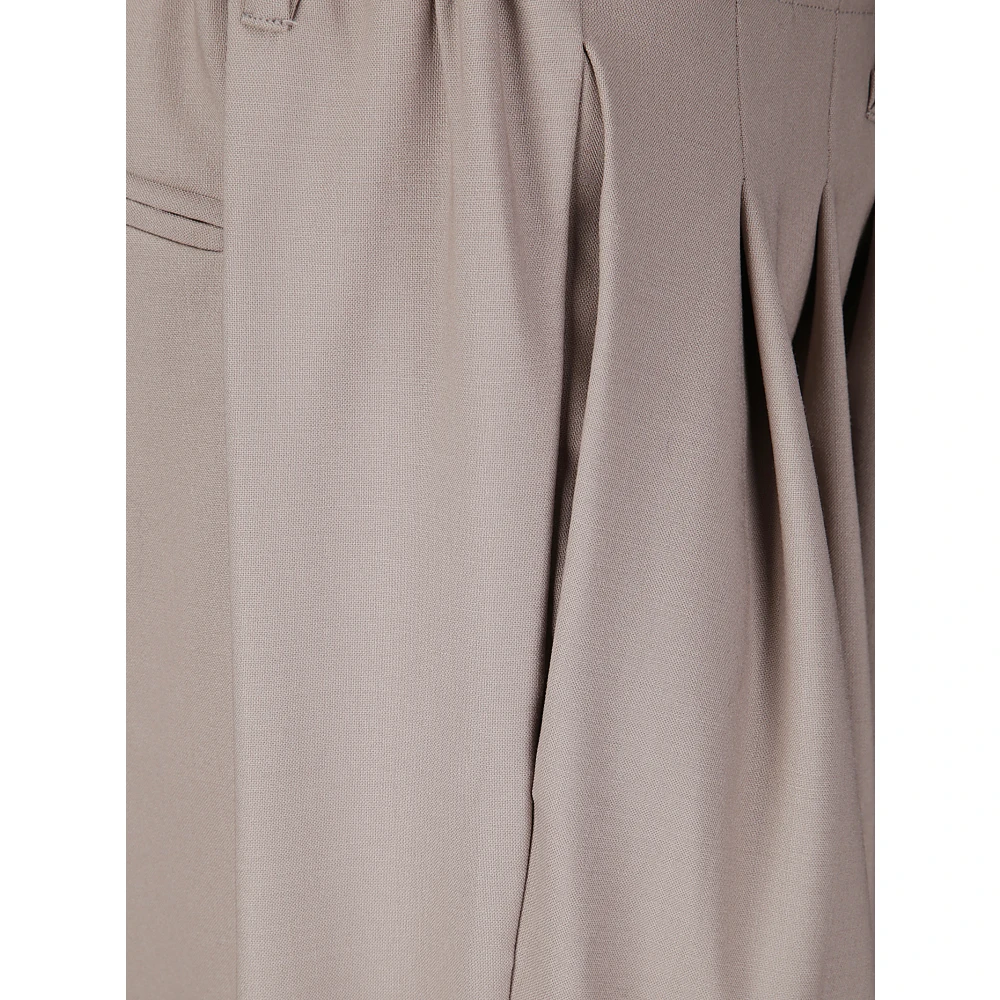 ACT N°1 Wol Comfort Broek Brown Dames