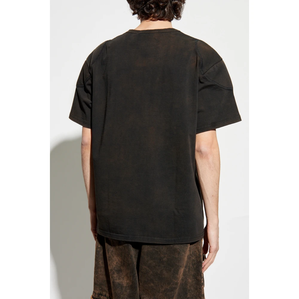 Misbhv T-shirt met vintage effect Black Heren