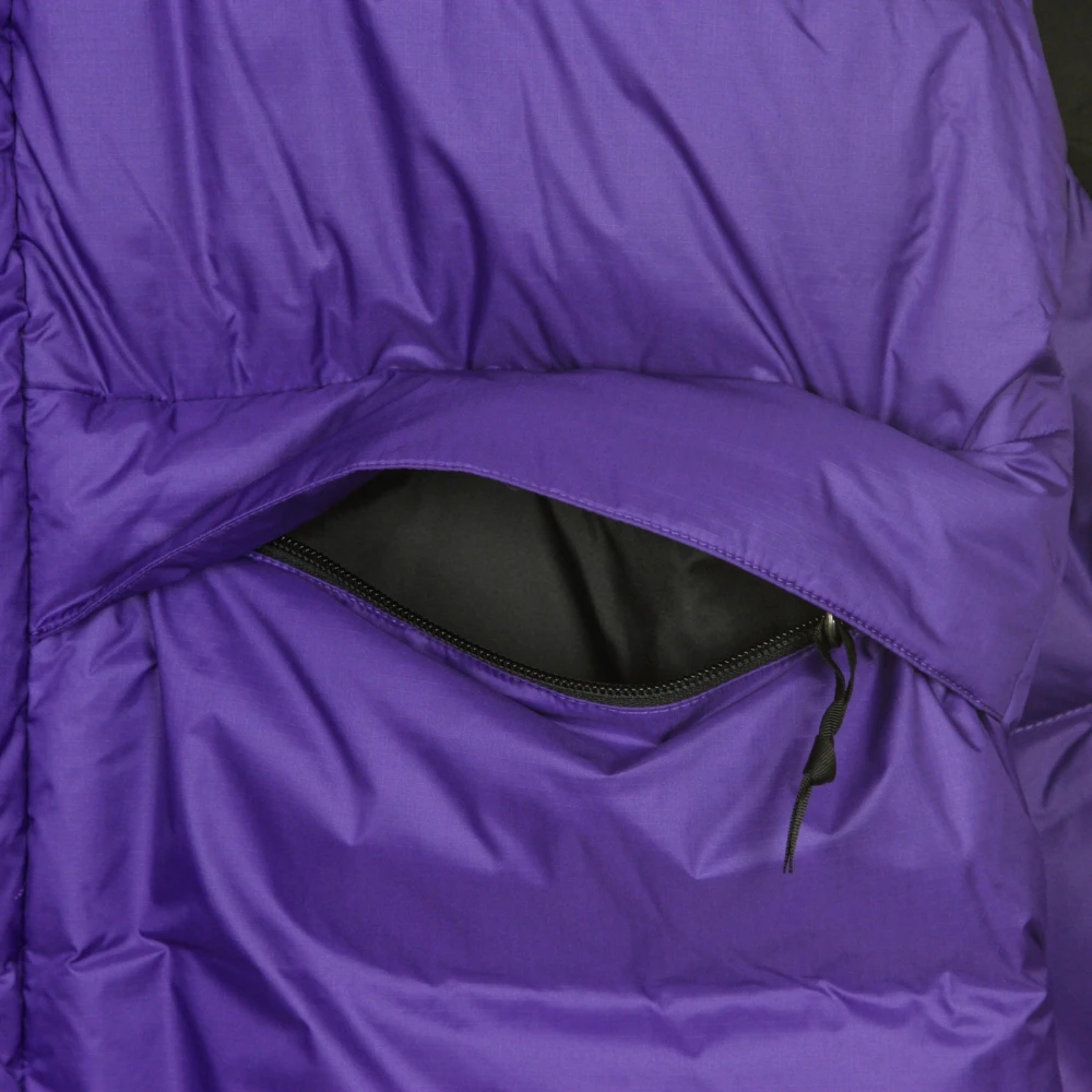 The North Face Paarse Dons Parka Jas voor Mannen Multicolor Heren