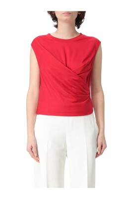 red-draped-sleeveless-top