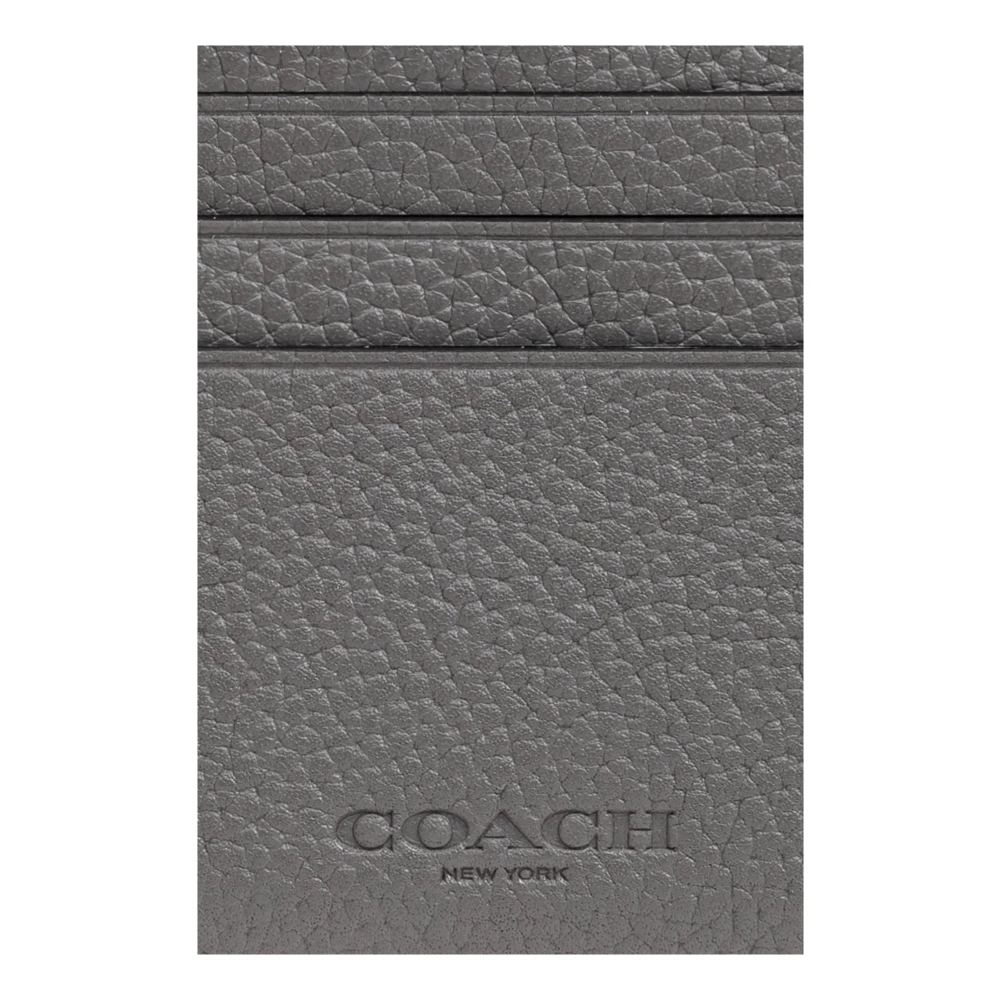 Coach Leren kaarthouder Gray Heren