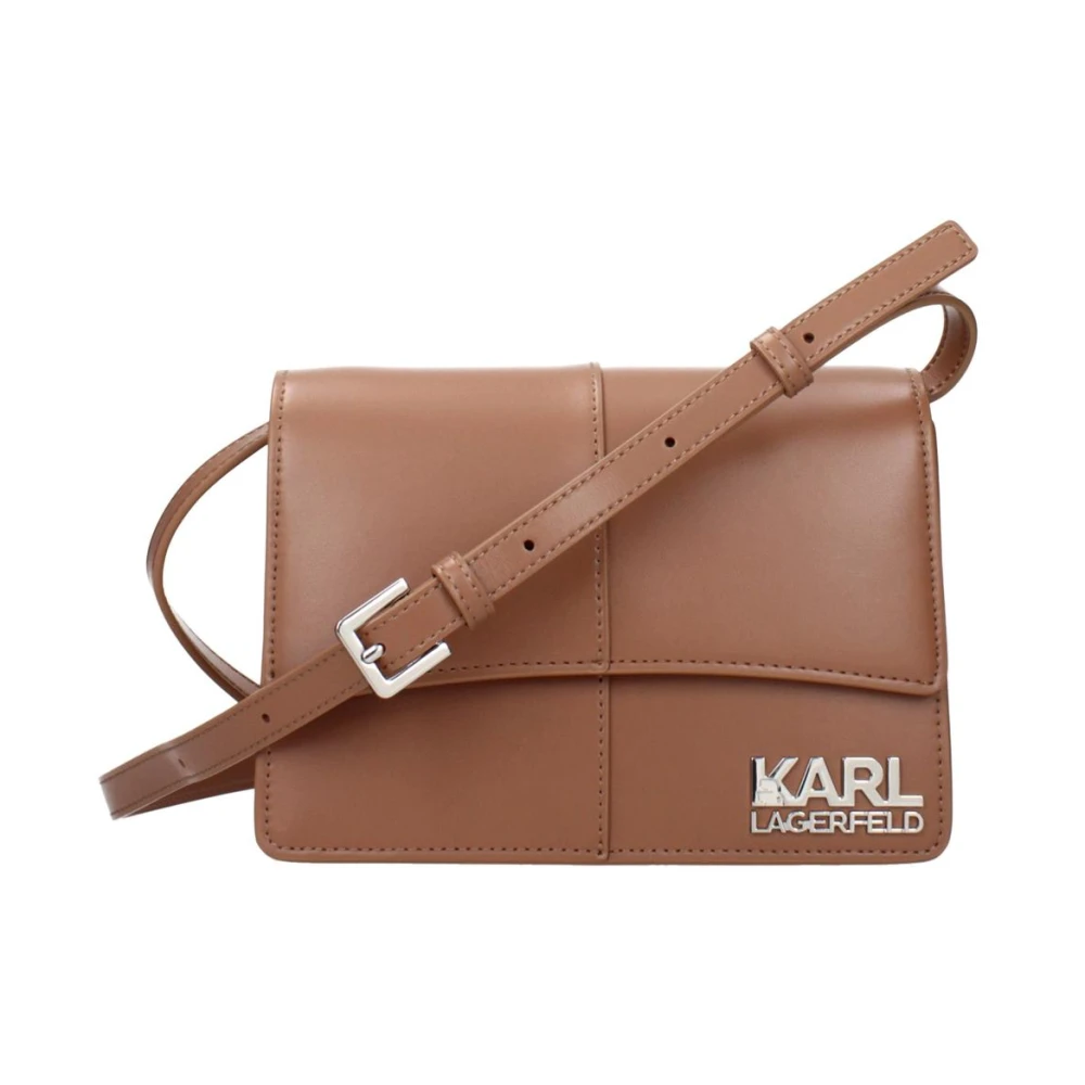 Karl Lagerfeld Brown Polyethylene Crossbody Bag - Image 2