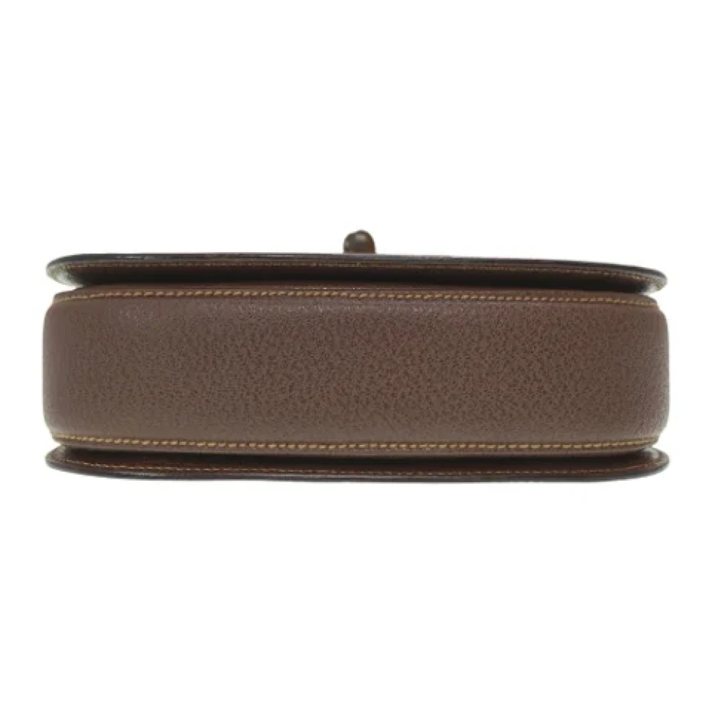 Gucci Vintage Pre-owned Fabric gucci-bags Brown Dames