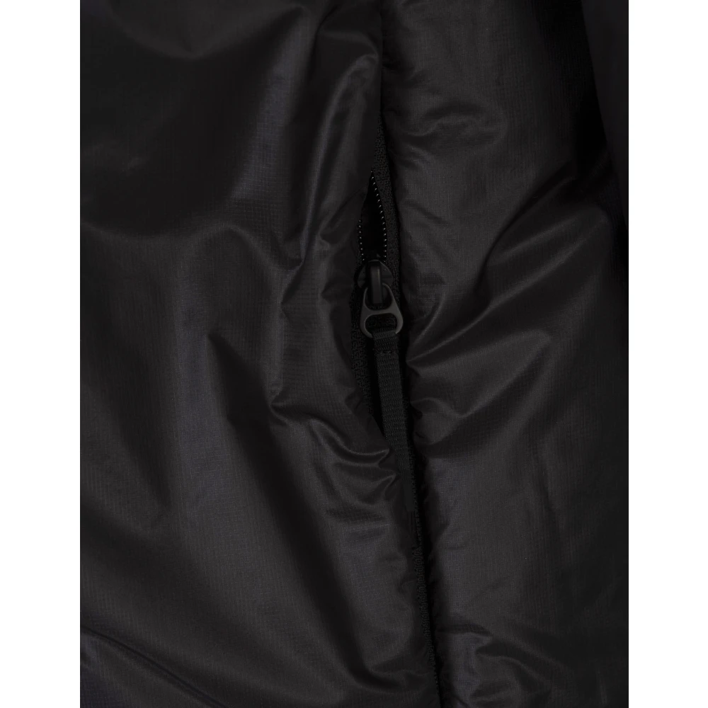 Moncler Zwarte Omkeerbare Donsjas Larcher Black Heren