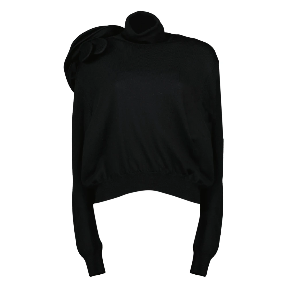 Moschino Women's Black Turtlenecks, L, Turtleneck