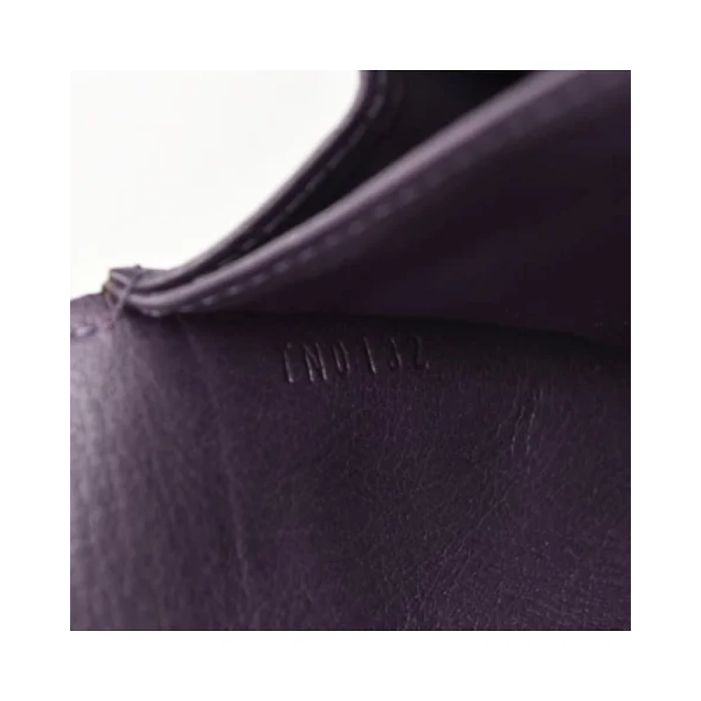 Louis Vuitton Vintage Pre-owned Leather wallets Purple Dames