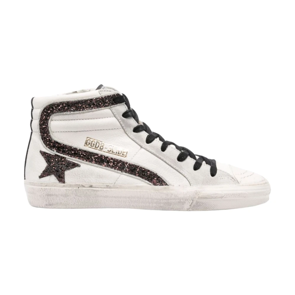 Golden goose glitter high top sneakers best sale