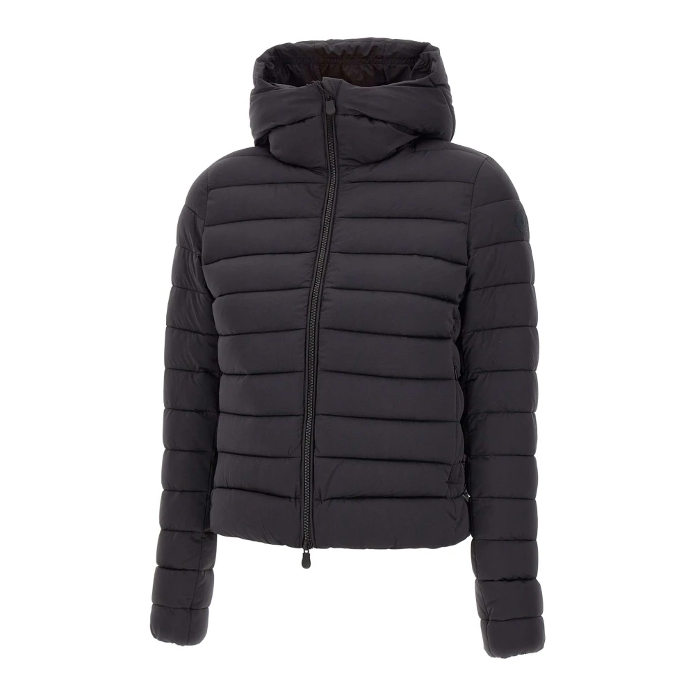 Save The Duck Zwarte Edel19sweet Gewatteerde Jas Black Dames