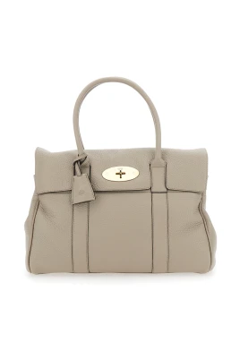 Beige Bayswater Heavy Grain Väska