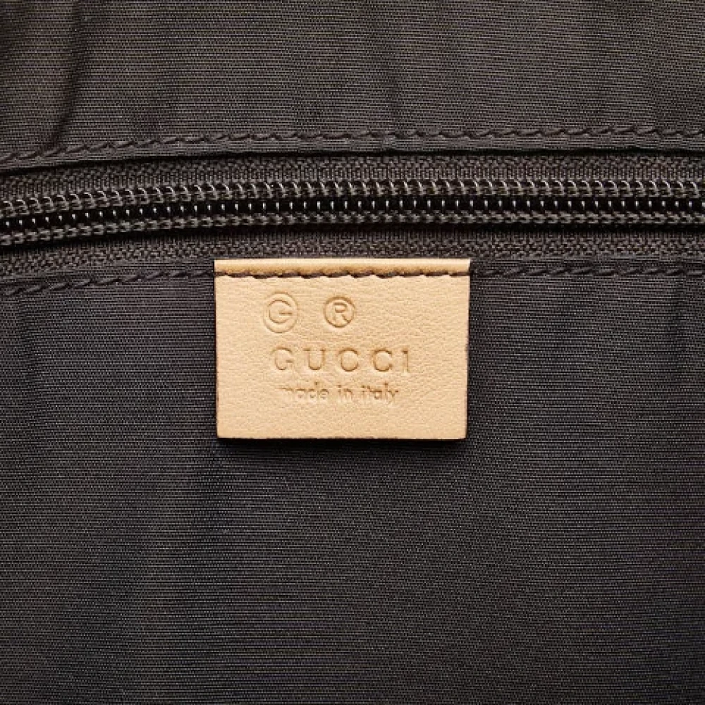 Gucci Vintage Pre-owned Canvas shoulder-bags Brown Heren