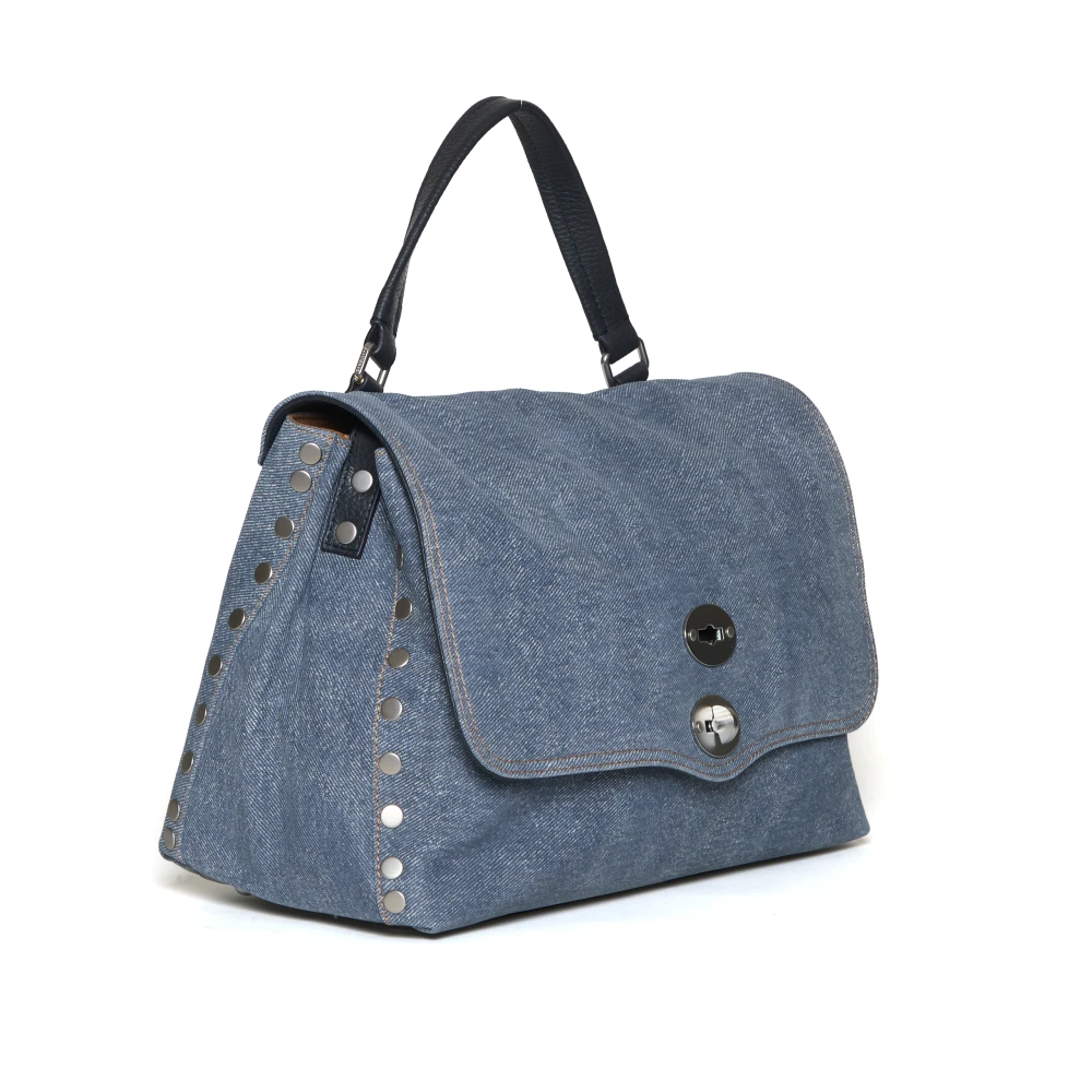 Zanellato Elegante Aqua Handtas Postina M Blue Dames