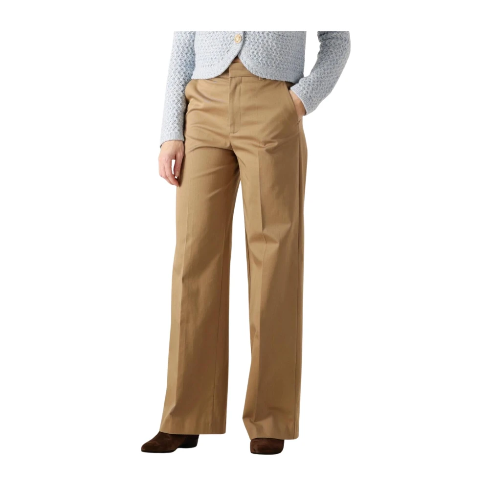Vanessa Bruno Elegante Camel Broek Dulce Brown Dames