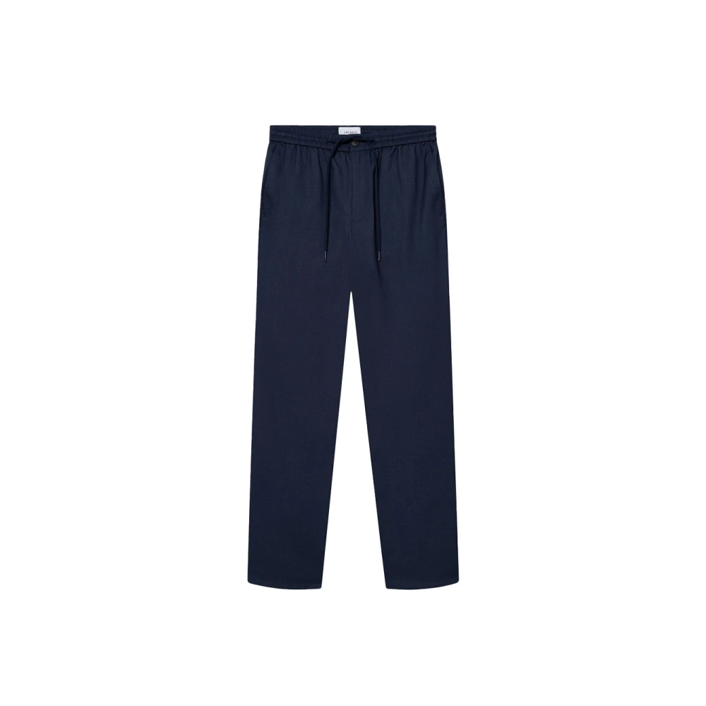 Les Deux Men's Blue Como Tapered Drawstring Trousers - Slim-Fit Trousers - W31 - Trousers