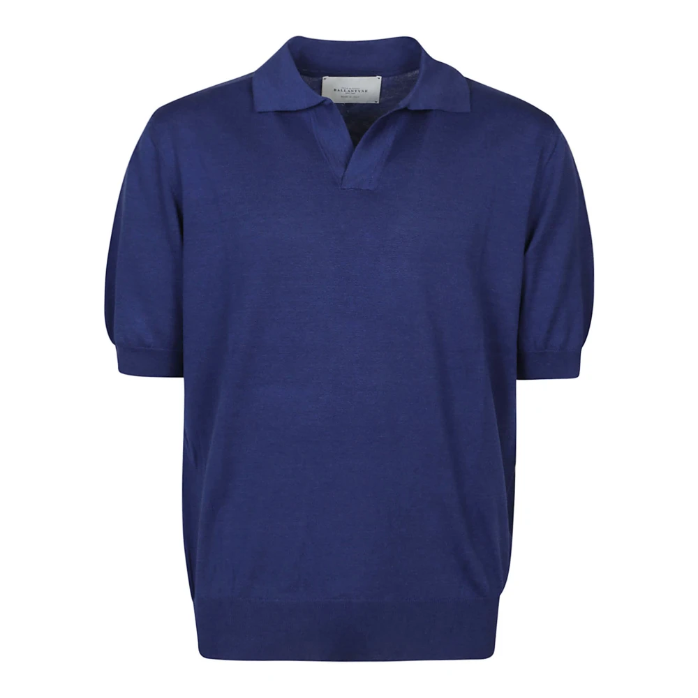 Ballantyne Polo Shirts Blue Heren