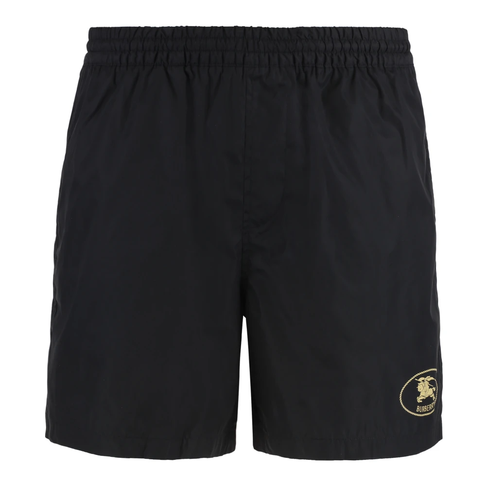 Burberry Men's Black Nylon Swim Shorts