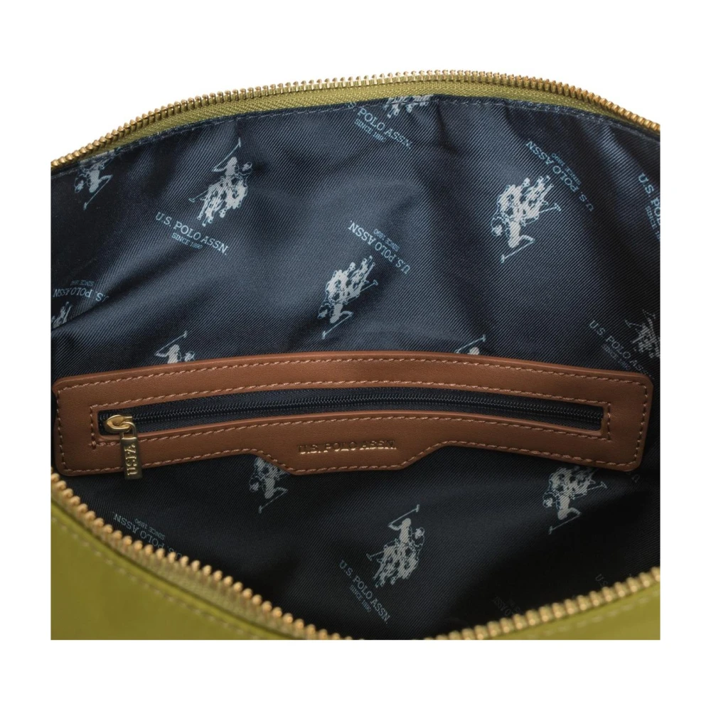 U.s. Polo Assn. Groene Hobo Stijl Schoudertas Green Dames