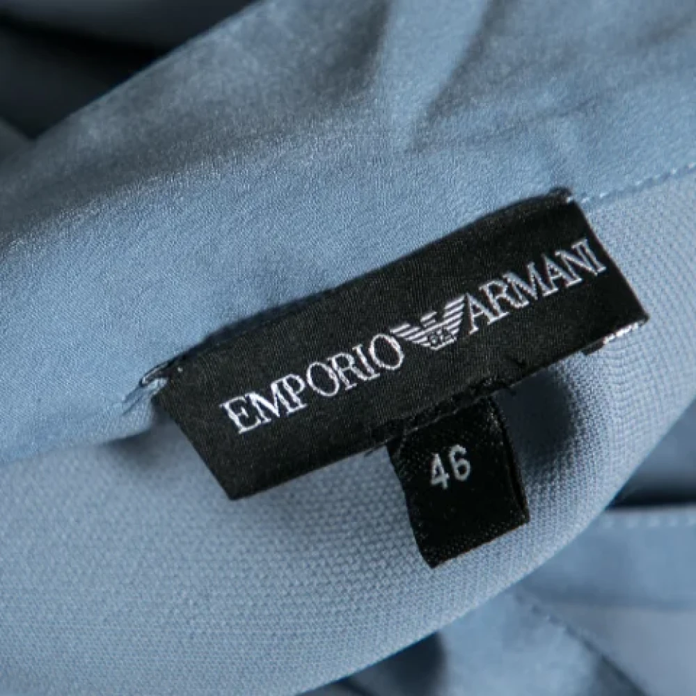Armani Pre-owned Fabric tops Blue Dames