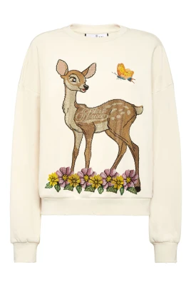 Fleece Washed Sweatshirt Fairy