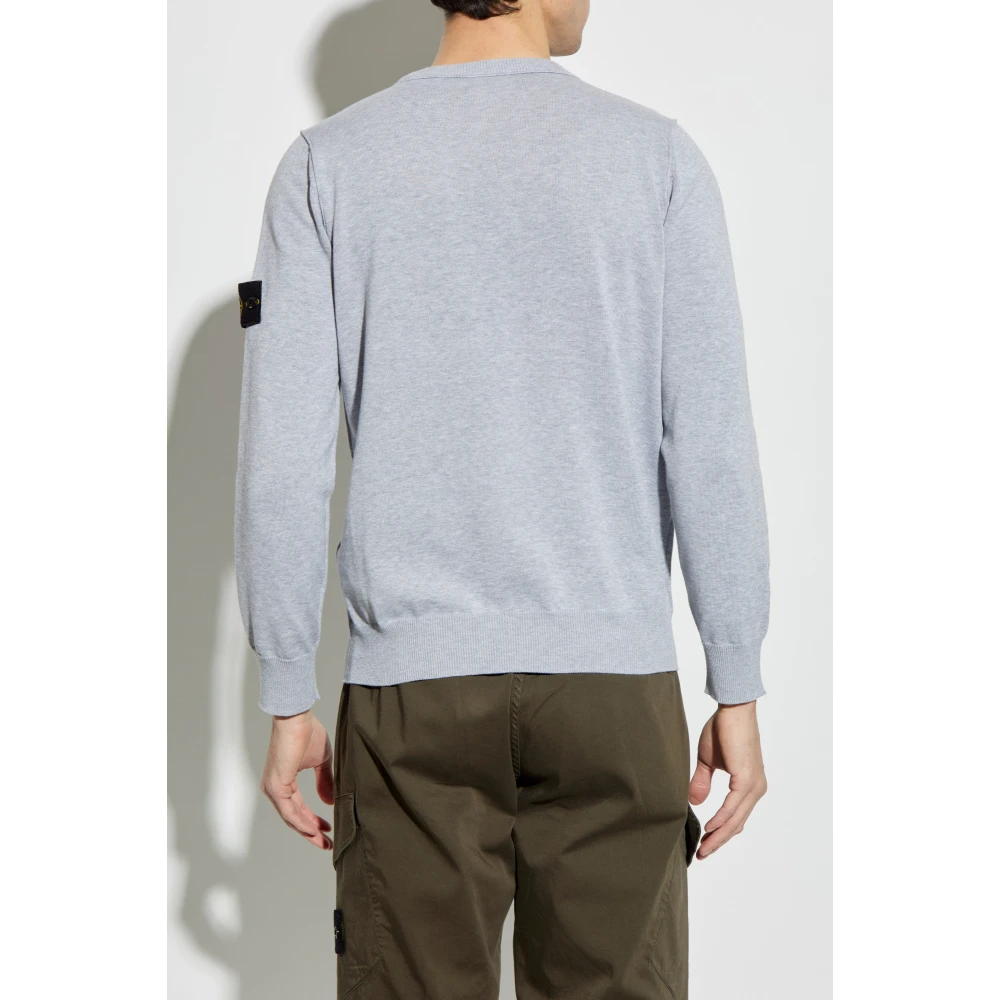 Stone Island Trui met logo Gray Heren