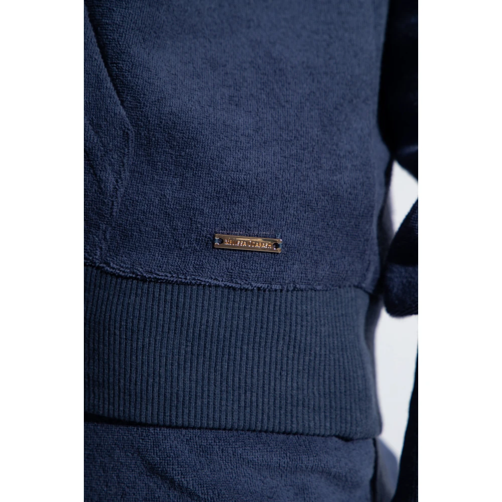 Melissa Odabash Nora hoodie Blue Dames