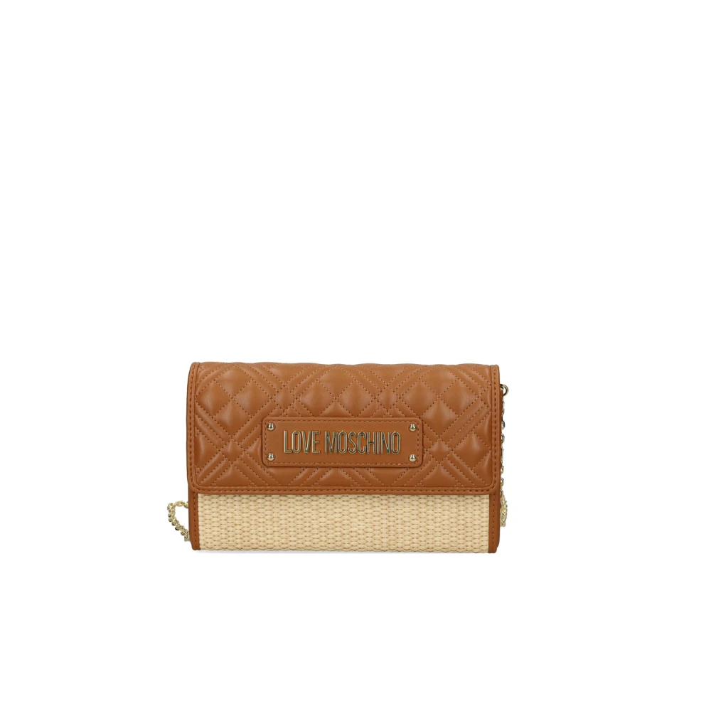 Love Moschino Women's Brown Cross Body Bags, One Size, Bags..