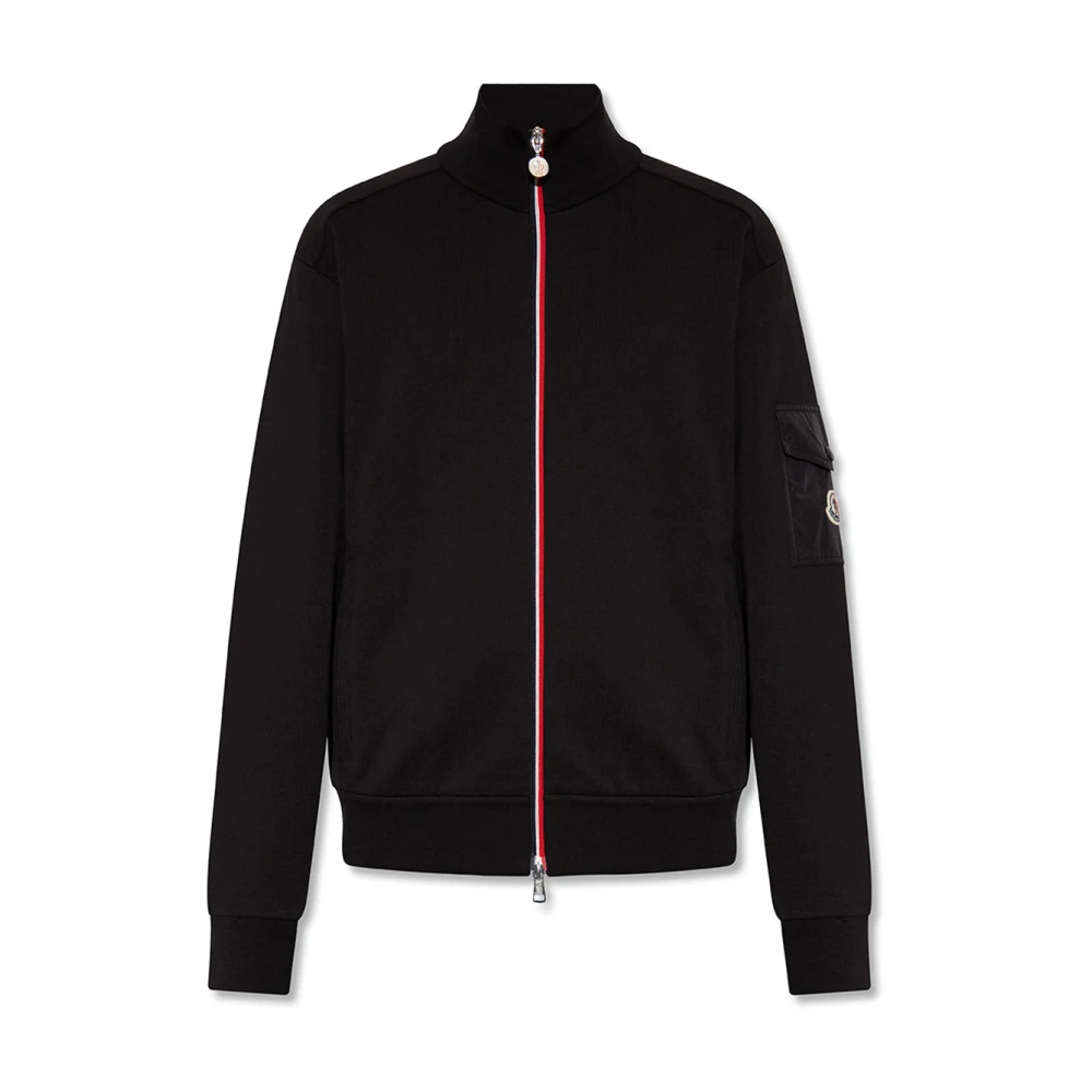 Moncler Sweatshirt met hoge hals Black Heren