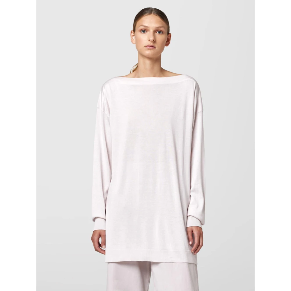Alpha Studio Boot Longsleeve Shirt White Dames