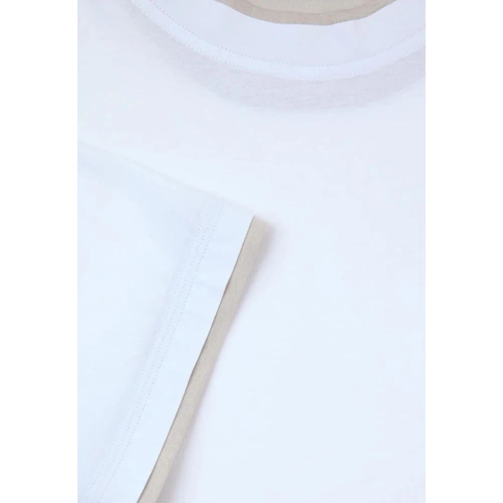 Paolo Pecora Witte T-shirts en Polos White Heren