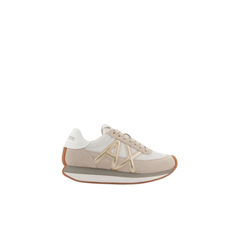 Armani Exchange Donna Beige Sneakers