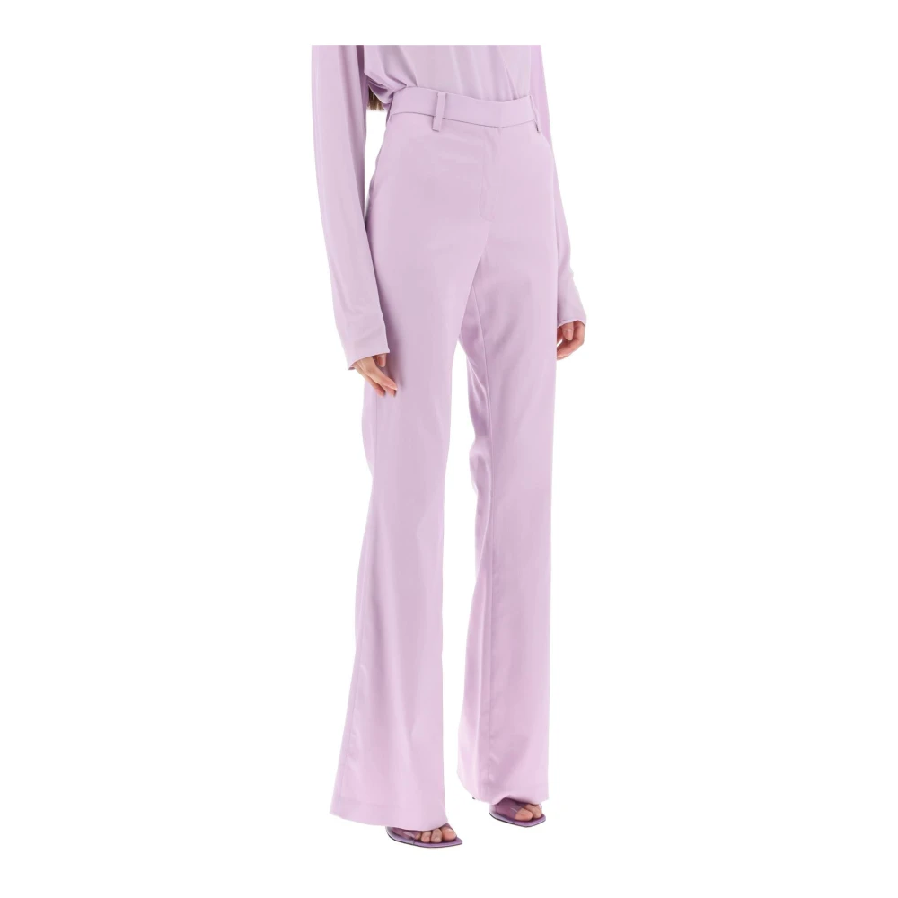 Magda Butrym Wide Trousers Purple Dames