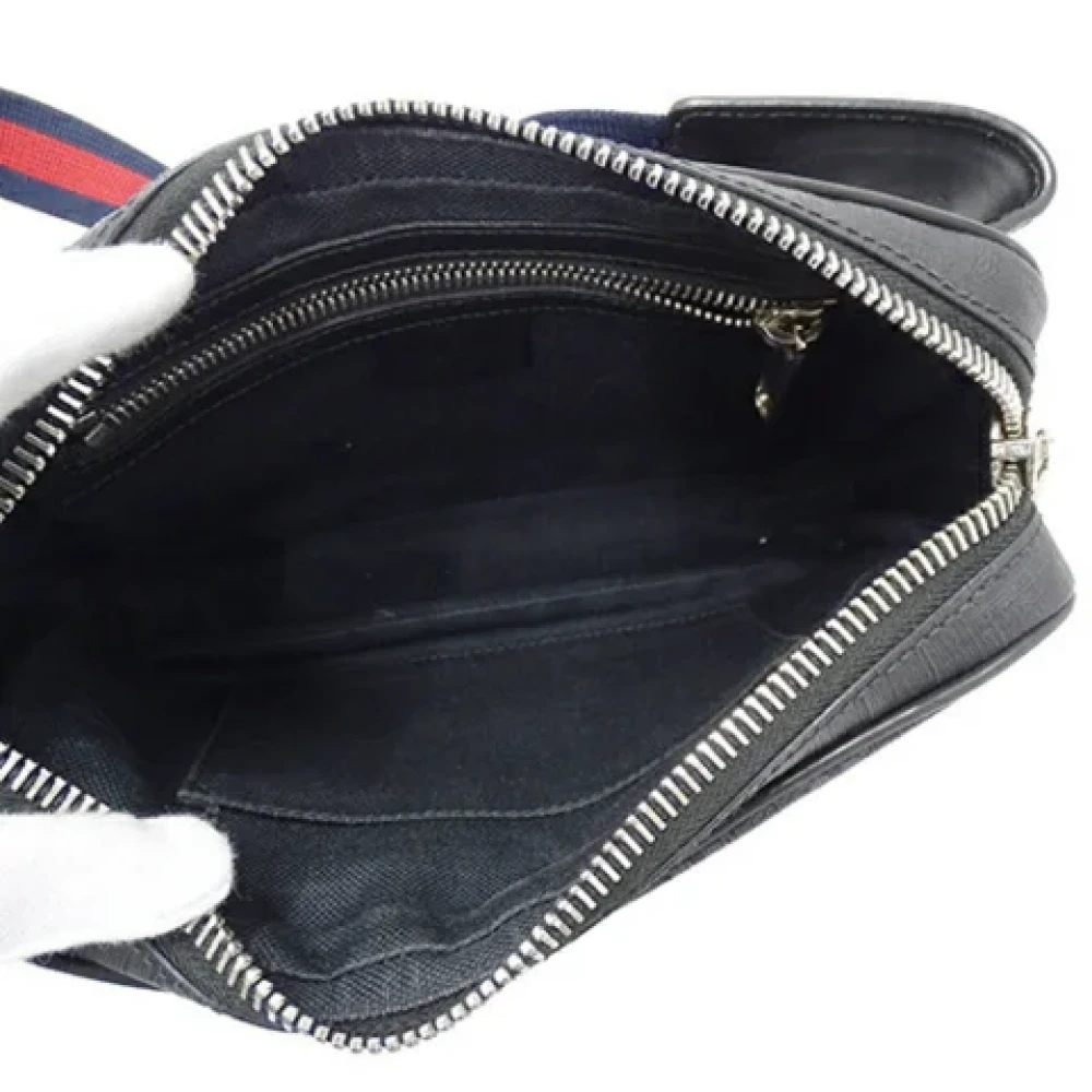 Gucci Vintage Pre-owned Fabric gucci-bags Black Heren