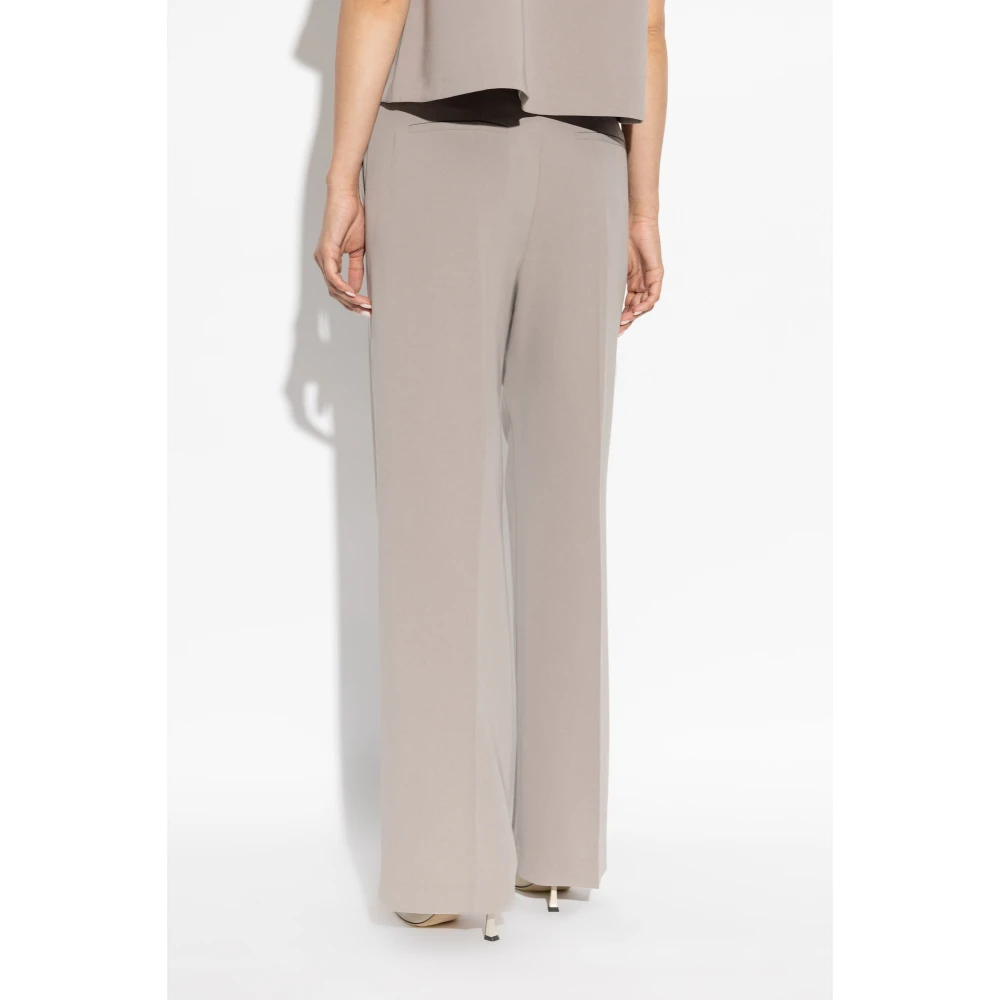 Theory Geplooide broek Gray Dames