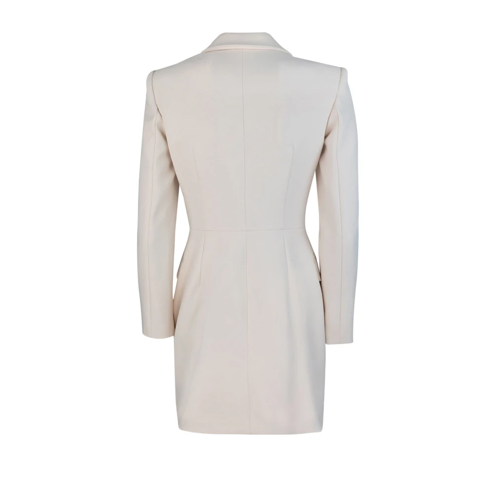 Elisabetta Franchi Witte double-breasted jasjurk White Dames