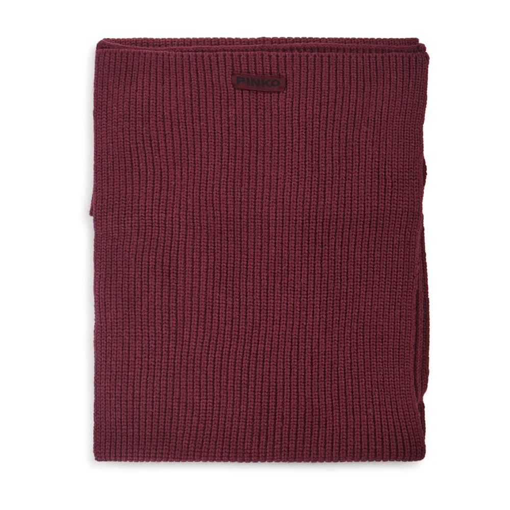 Pinko Women's Red Winter Scarves, One Size, Winter Scarf