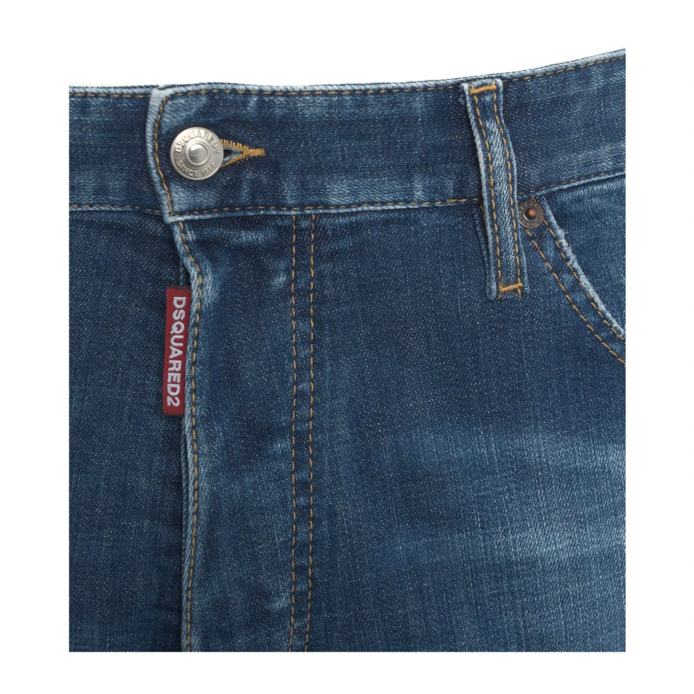Dsquared2 Blauwe Slim-Fit Cool Guy Jeans Blue Heren