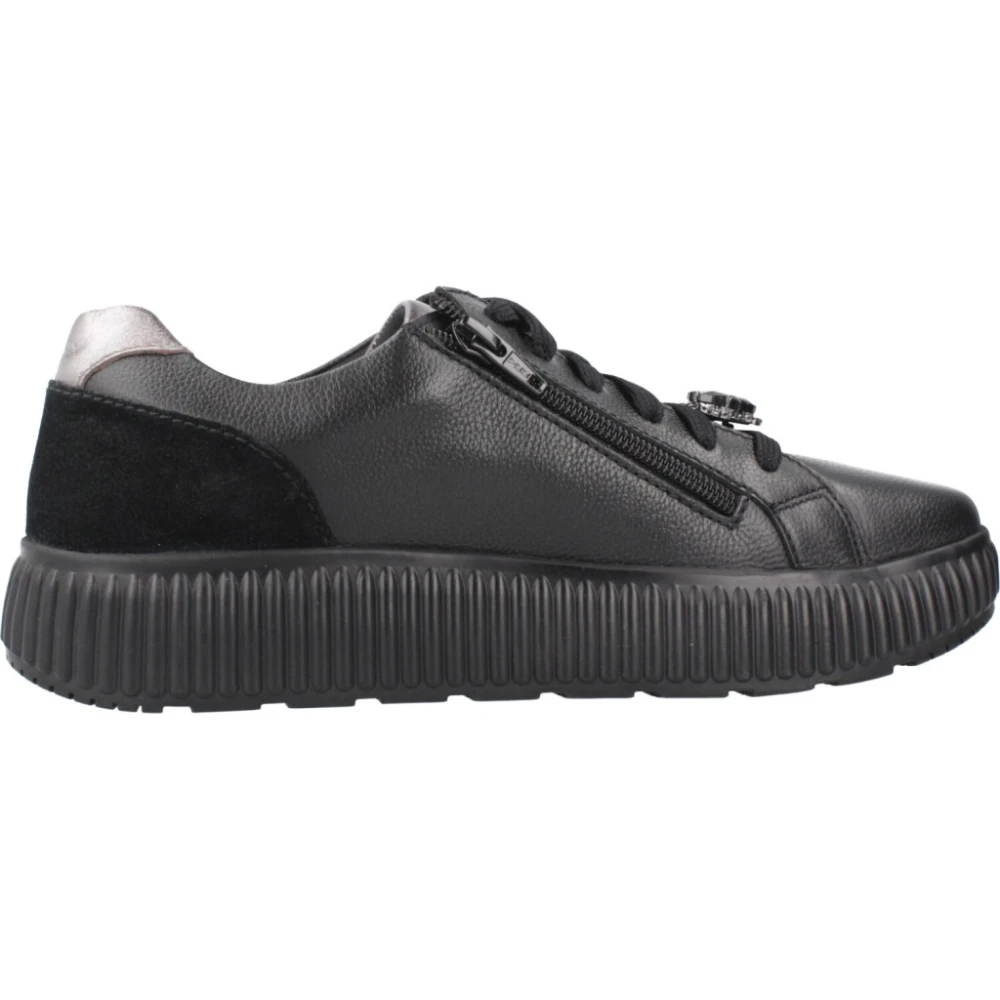 Geox Casual Sneakers in Grijze Zwart