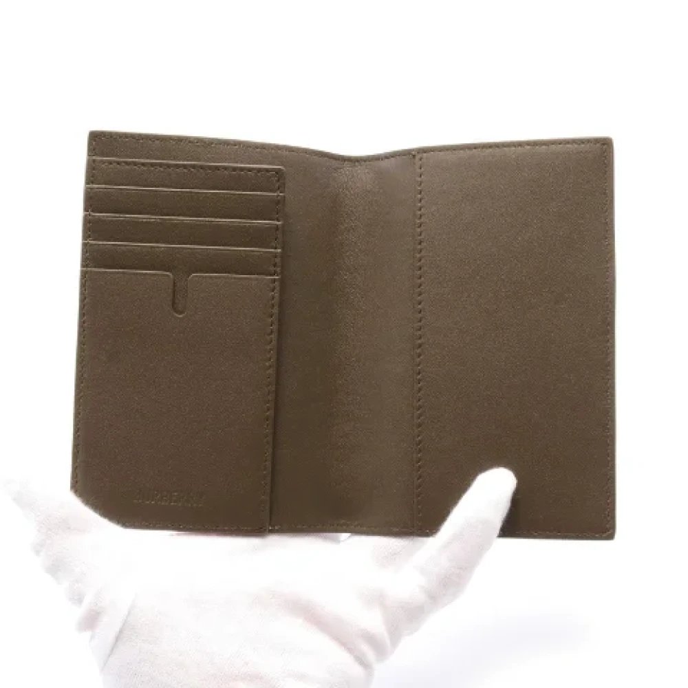 Burberry Vintage Pre-owned Canvas wallets Beige Dames