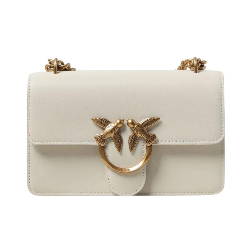 Pinko Donna Bianco Love Birds Tracolla Mini Borsa