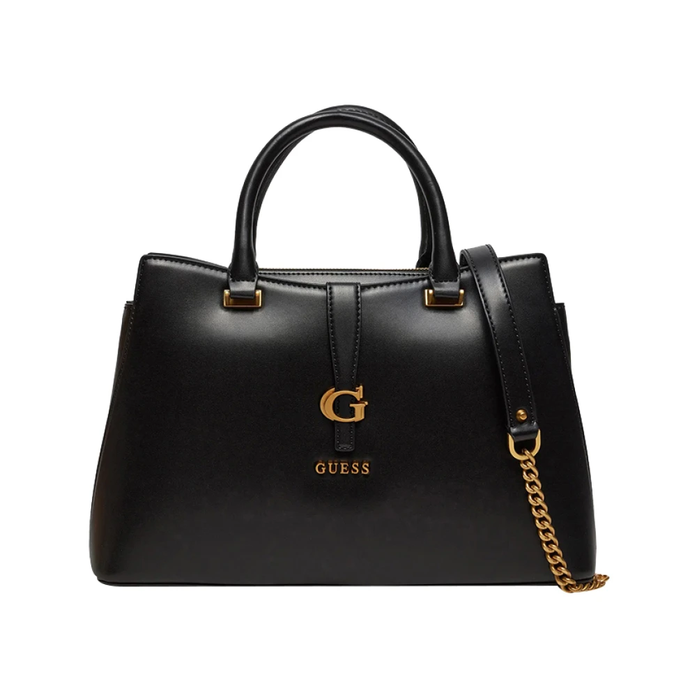 Guess Trendy Zwarte Schoudertas Black Dames
