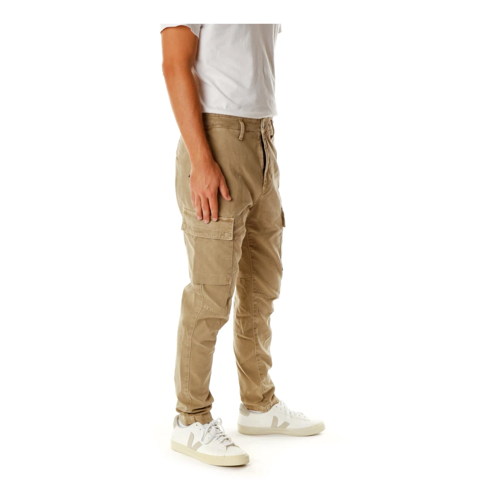 Stone Island Tapered Fit Cargo Broek Beige Heren