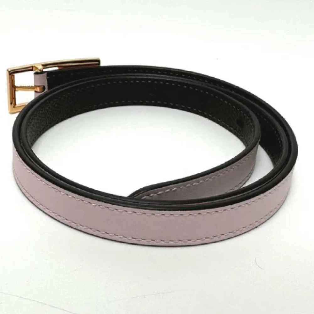 Hermès Vintage Pre-owned Leather belts Pink Dames